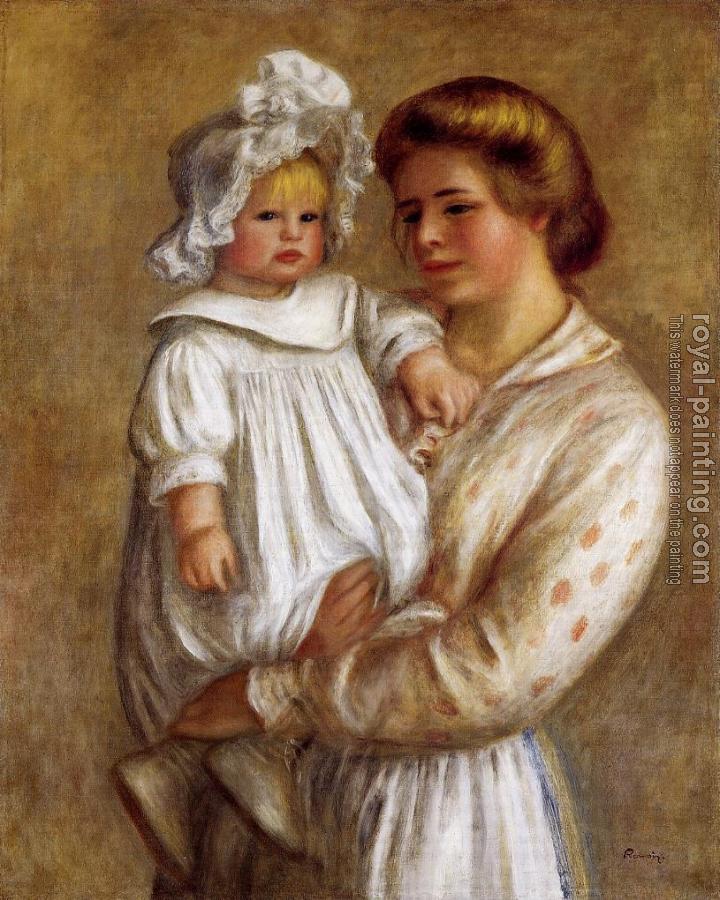 Pierre Auguste Renoir : Claude Renoir and Renee Pierre Auguste Renoir : Claude Renoir and Renee